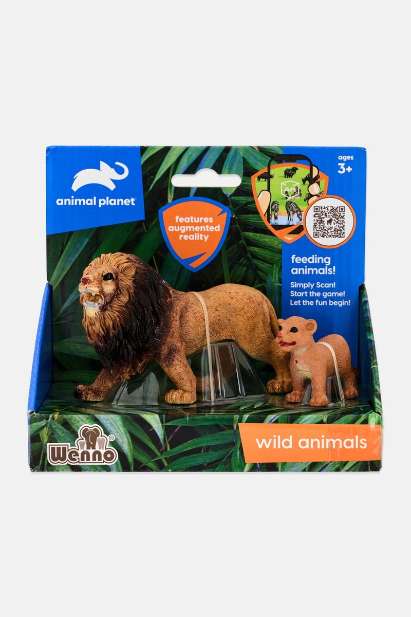 Animal Planet 2 Pieces Wild Animals Lion - Image 1
